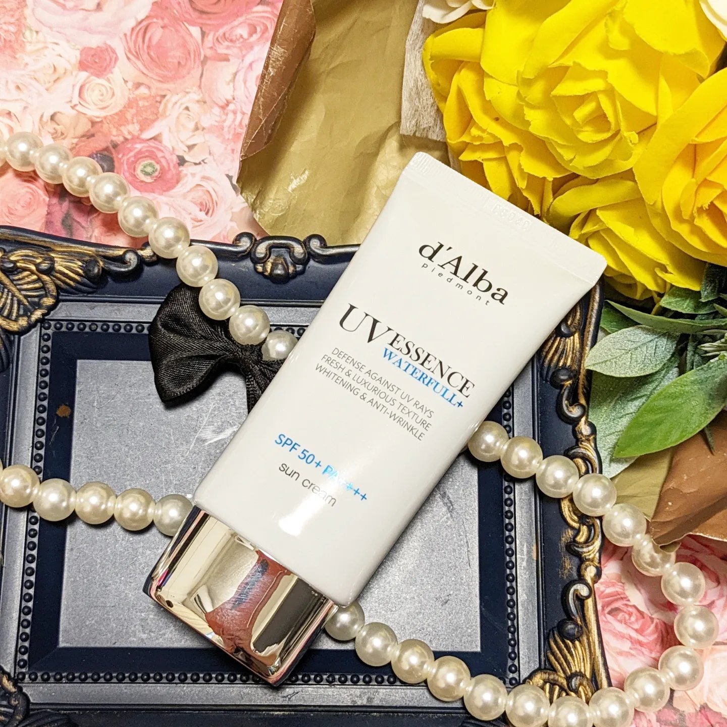 ダルバ ウォータフル エッセンス サンクリーム/ダルバ/日焼け止めクリームを使ったクチコミ（2枚目）