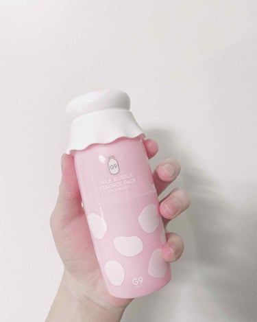 MILK BUBBLE ESSENCE PACK ＃STRAWBERRY/G9SKIN/美容液を使ったクチコミ（1枚目）