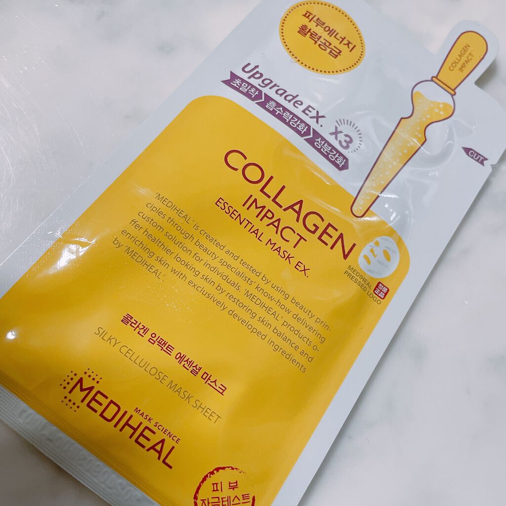 コラーゲン インパクト エッセンシャルマスクEX/MEDIHEAL/シートマスク・パックを使ったクチコミ(1枚目)
