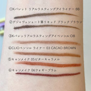 シャープ ソ シンプル ウォータープルーフ ペンシル ライナー 03 CACAO BROWN/CLIO/ペンシルアイライナーを使ったクチコミ（3枚目）