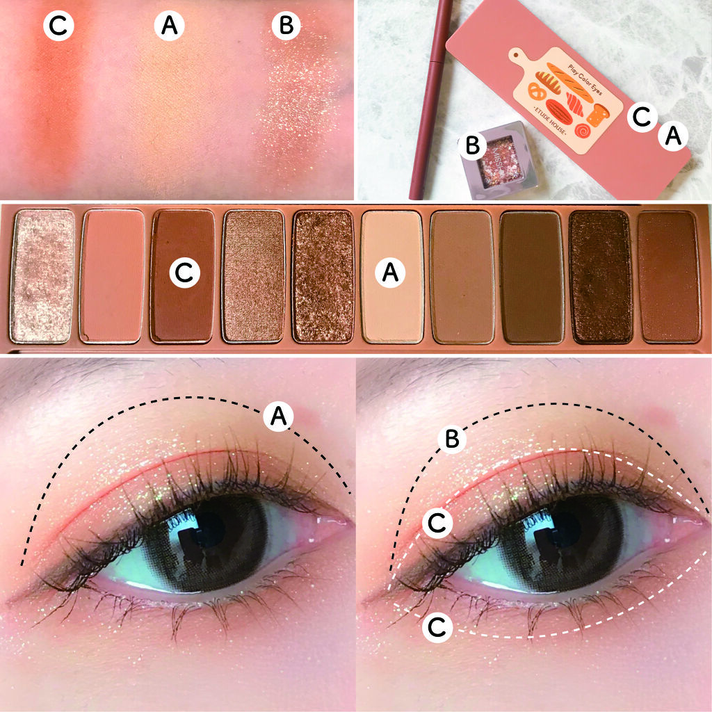 グリッタープリズム シャドウ/MISSHA/グリッターを使ったクチコミ（2枚目）