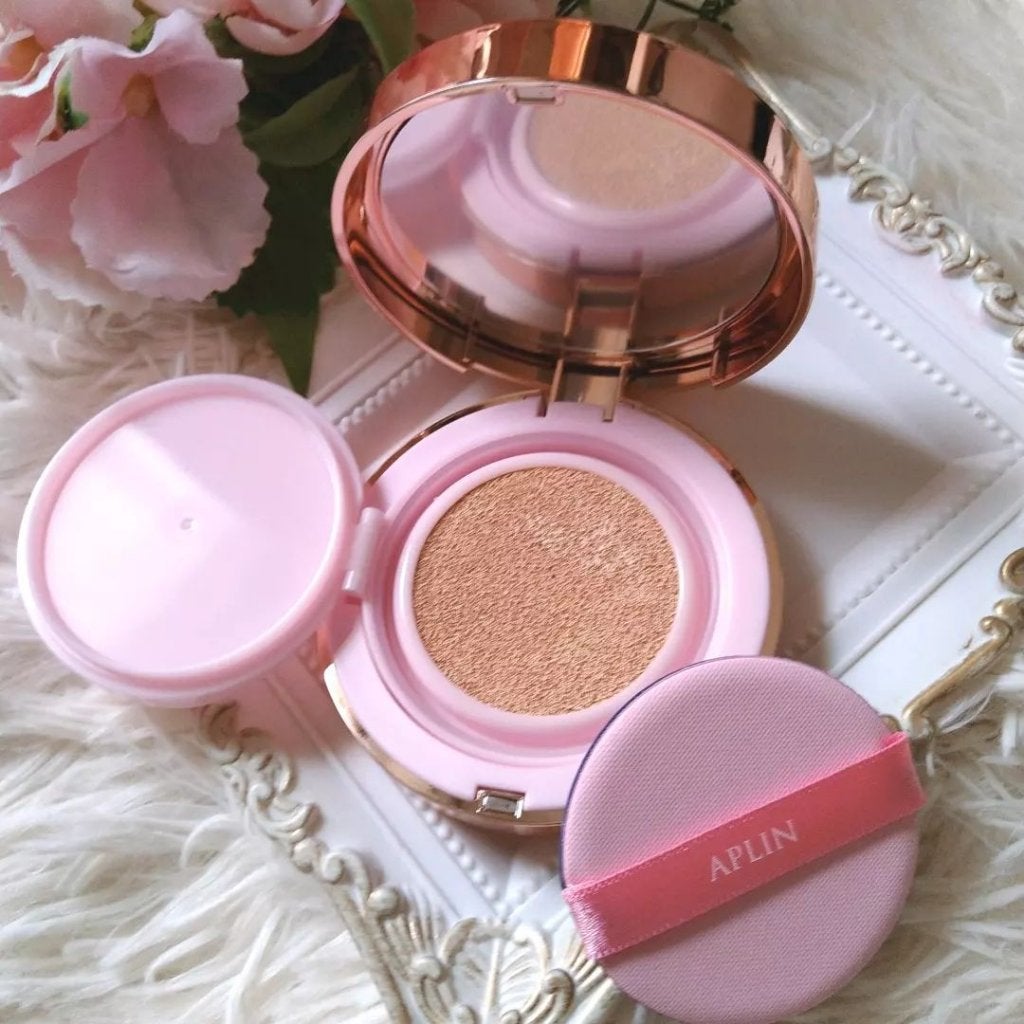 ピンクティーツリーカバーアップグロウクッション/APLIN/クッションファンデーションを使ったクチコミ(3枚目)