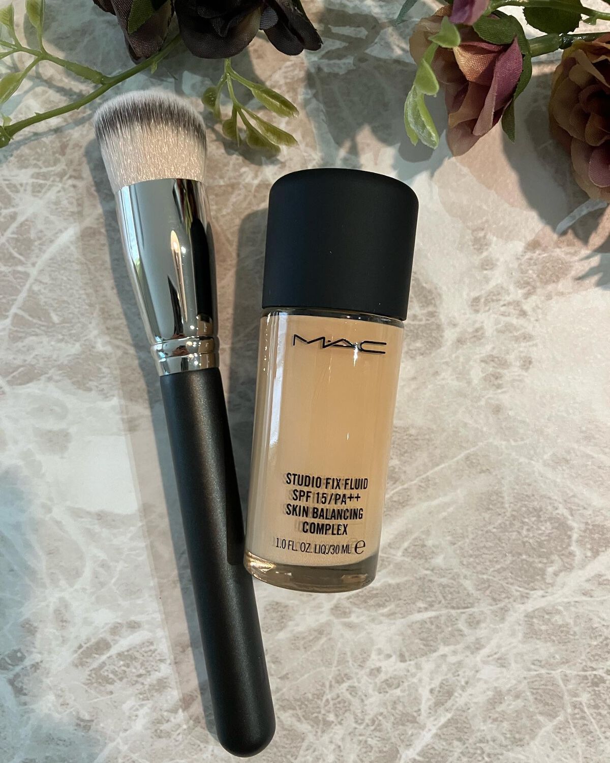 #170 シンセティック ラウンド スラント ブラシ/M・A・C/メイクブラシを使ったクチコミ（1枚目）