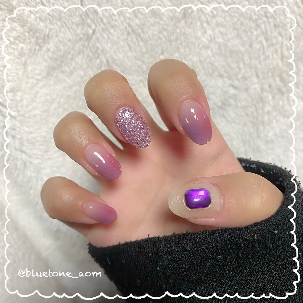 ジェルネイル（ライト対応）/セリア/ジェルネイルを使ったクチコミ（3枚目）