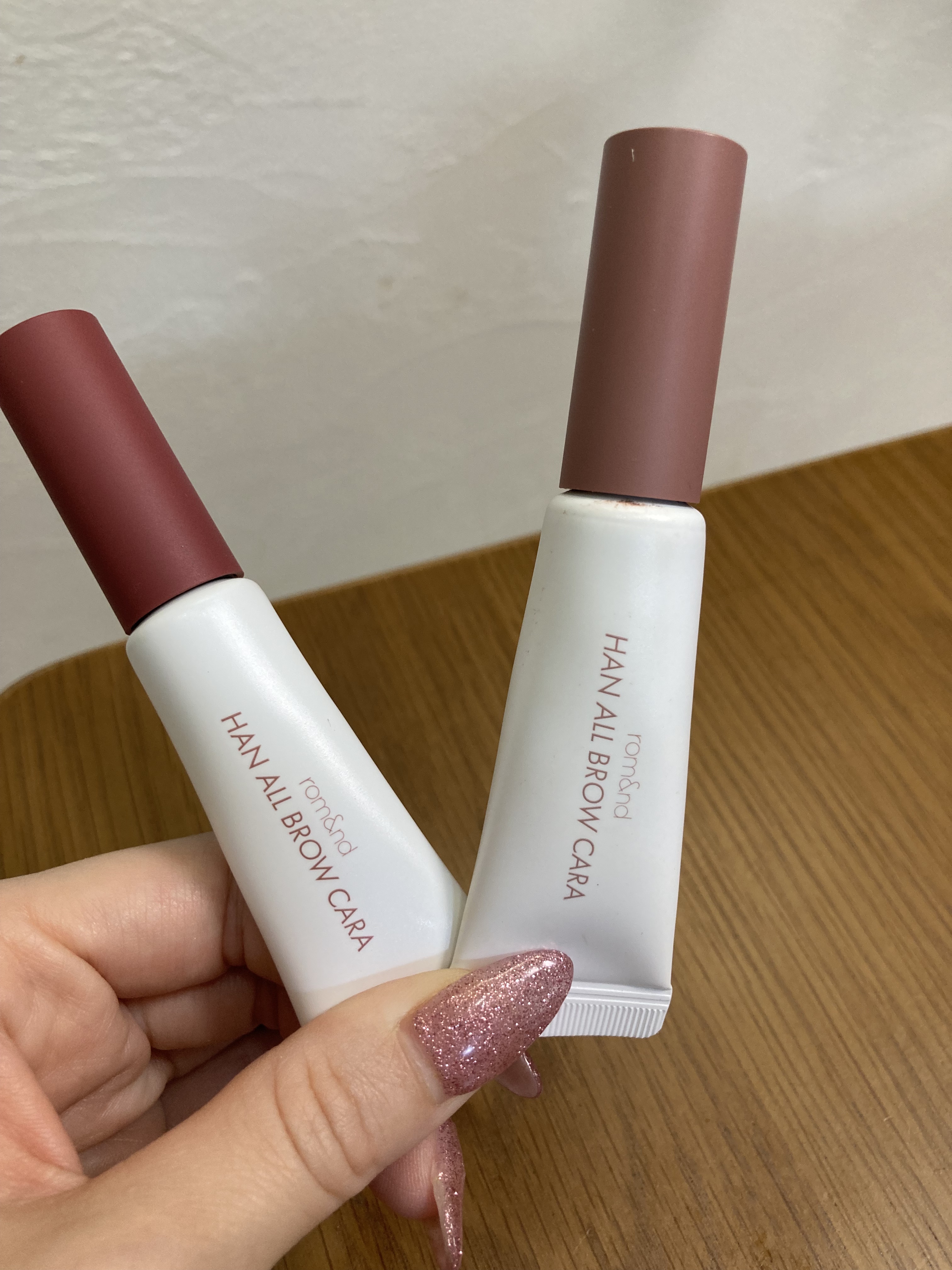 ハンオールブロウカラ/rom&nd/眉マスカラを使ったクチコミ（1枚目）