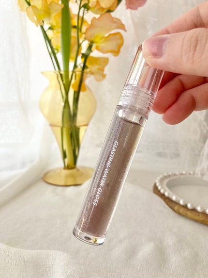 グラスティングウォーターティント 09 ソフトプール/rom&nd/リップティントを使ったクチコミ(1枚目)