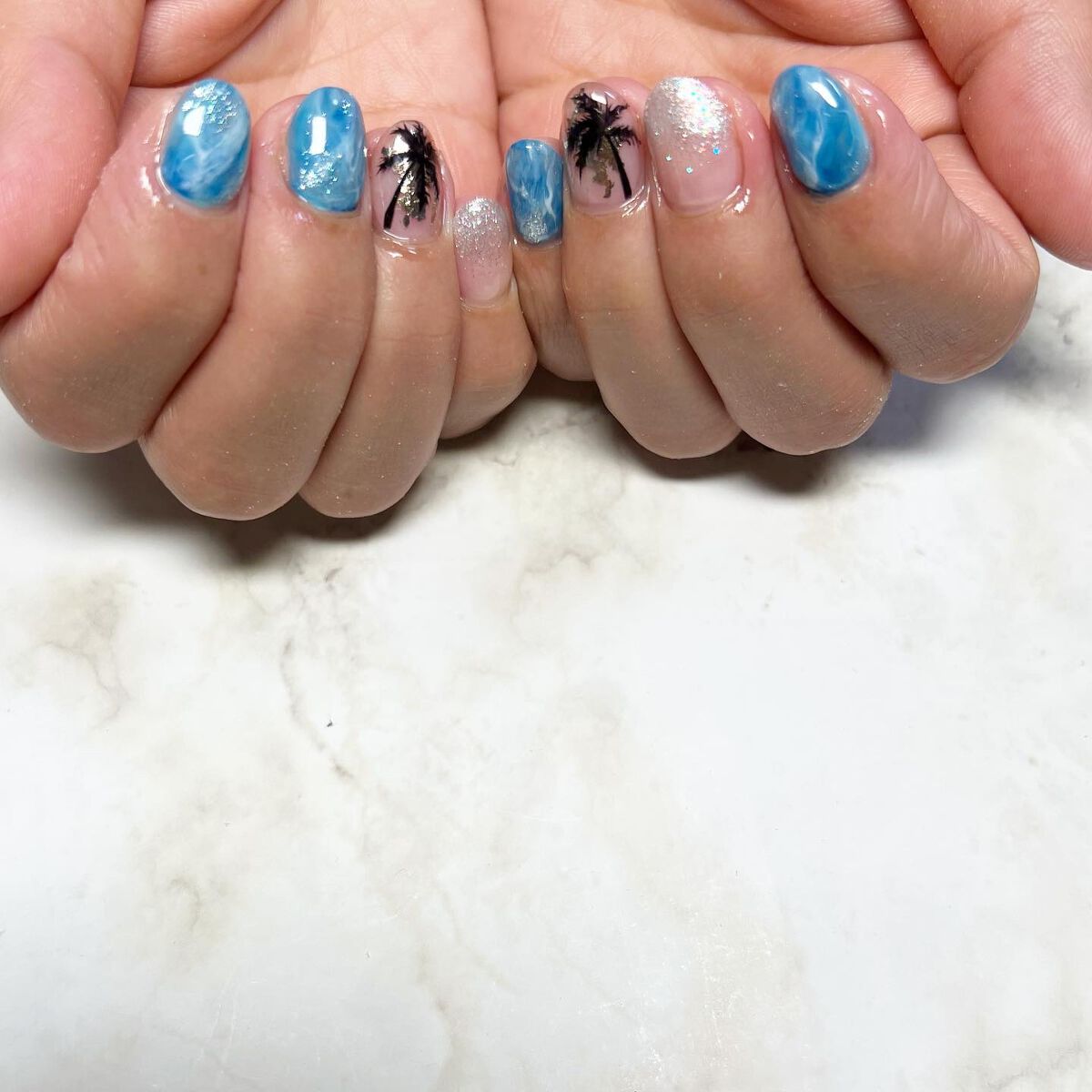 cst on LIPS 「#海ネイル#夏ネイル#summer#summernails#ネ..」(3枚目)