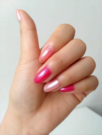 ネイルホリック リミテッドカラー Choose Your Pink/ネイルホリック/マニキュアを使ったクチコミ(4枚目)