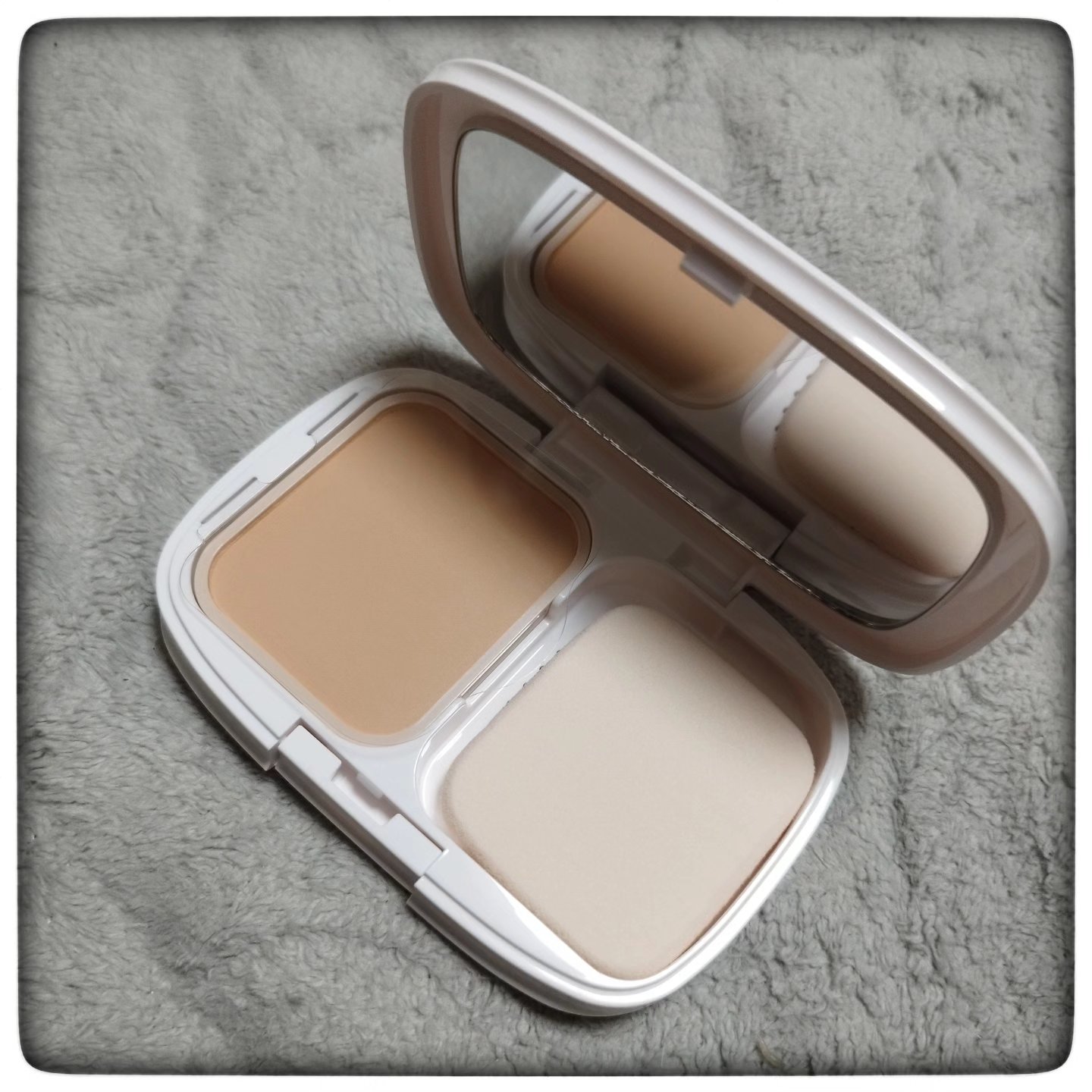 パウダーファンデーション 02 レフィル/media luxe/パウダーファンデーションを使ったクチコミ（3枚目）