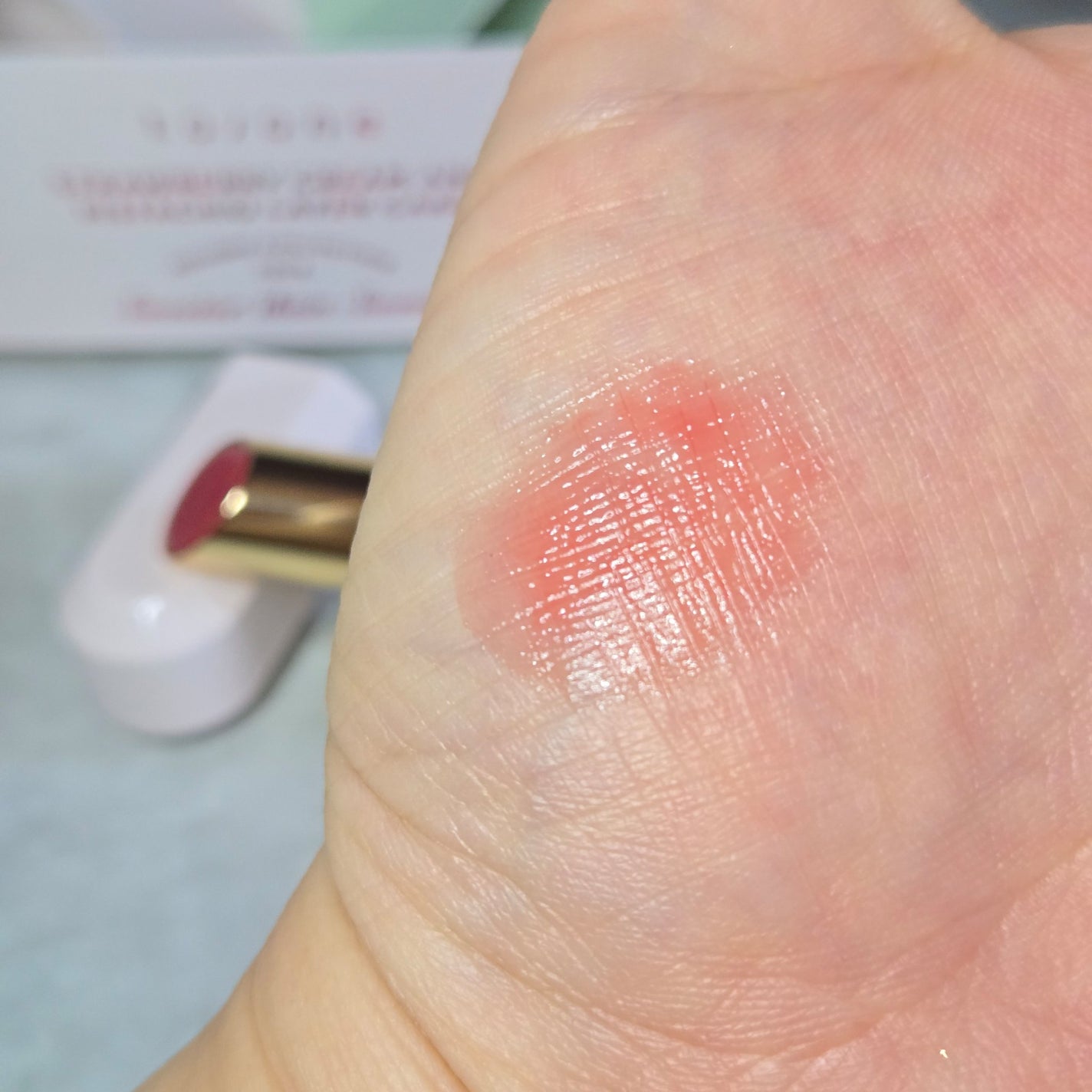 トーン カラー ブロッサム/to/one/口紅を使ったクチコミ(3枚目)