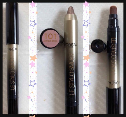 カラーリッシュルスティロスモーキー/ロレアル パリ/スティックアイシャドウを使ったクチコミ(2枚目)