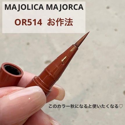ラインエキスパンダー /MAJOLICA MAJORCA/リキッドアイライナーを使ったクチコミ(2枚目)