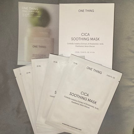 CICAスージングマスク/ONE THING/シートマスク・パックを使ったクチコミ(1枚目)