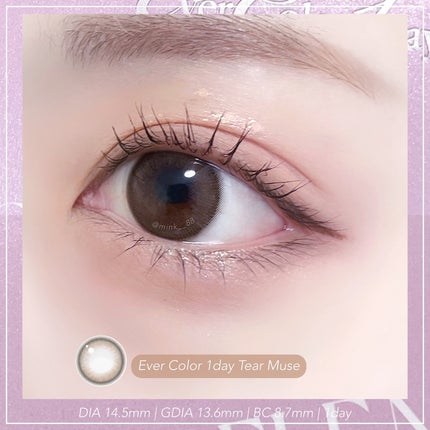 エバーカラーワンデーナチュラル モイストレーベルUV/エバーカラー/ワンデー(1DAY)カラコンを使ったクチコミ(5枚目)