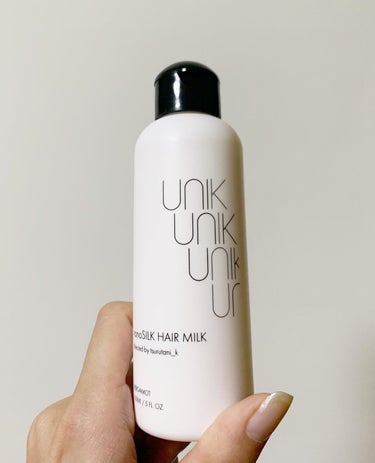 UNIK ナノシルクヘアミルクのクチコミ「【UNIKナノシルクヘアミルク】
髪にシルクのような滑らかさや光沢感、更にはハリ・コシ、潤いの.....」（3枚目）