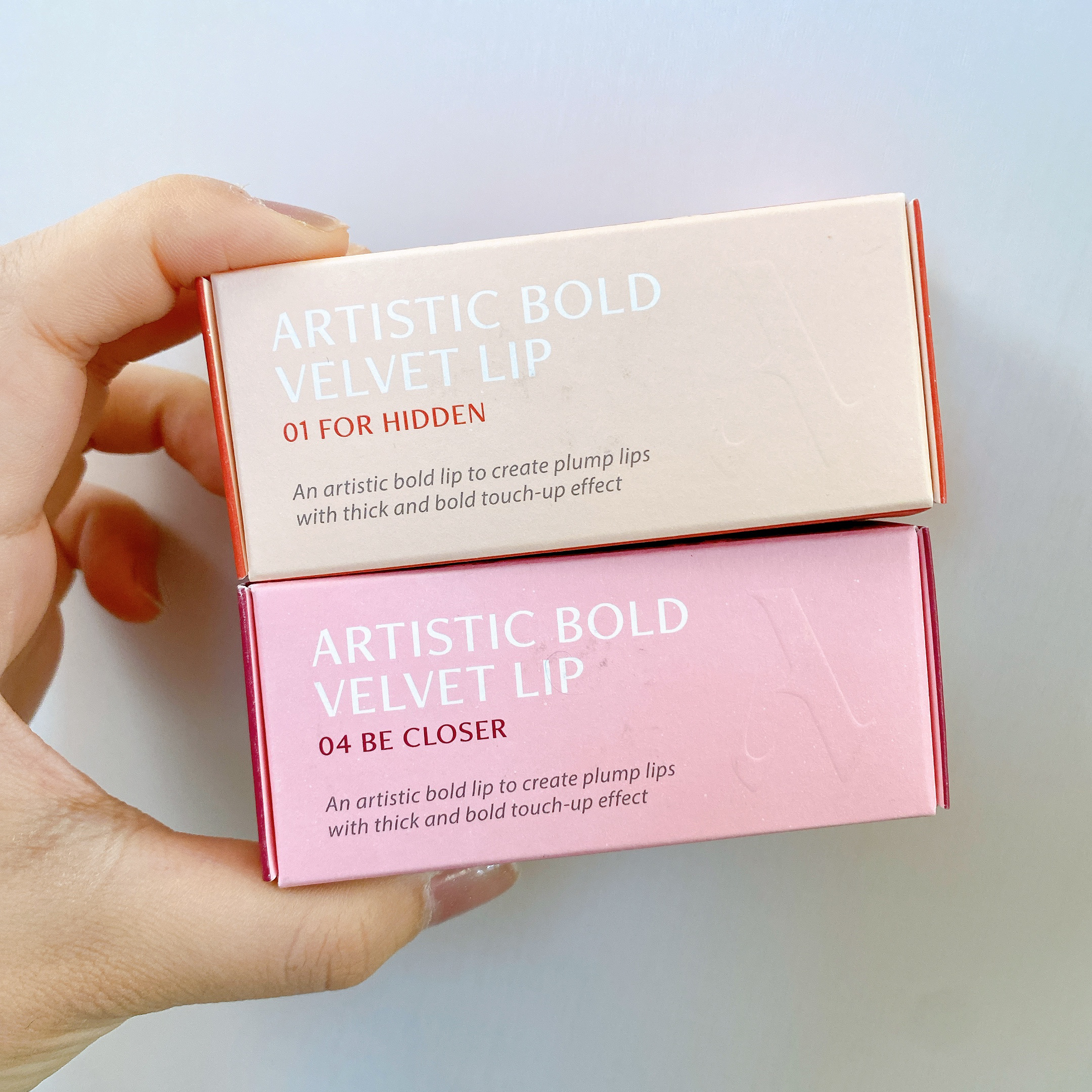 A.BLACK アーティスティックボールドベルベットリップのクチコミ「\A.BLACK アーティスティックボールドベルベットリップ/

01　For Hidden
.....」（2枚目）