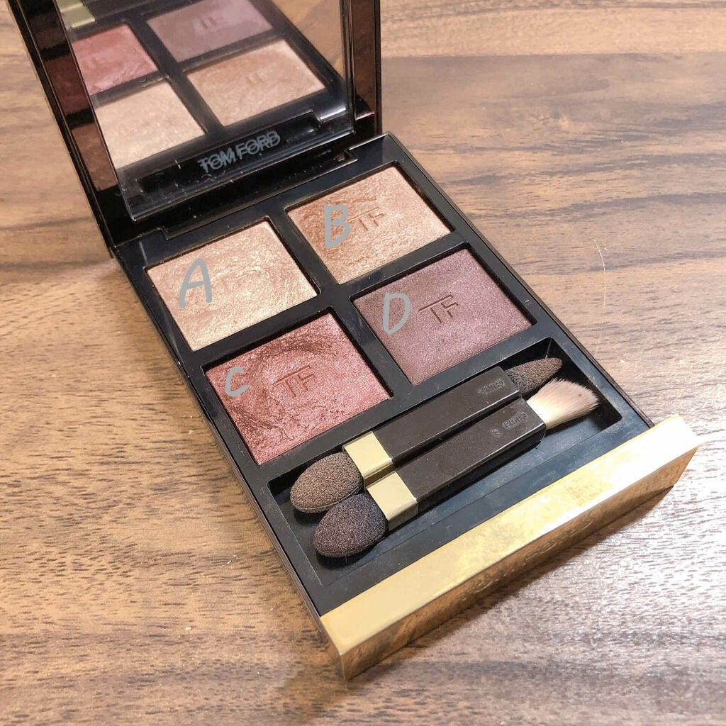 アイ カラー クォード/TOM FORD BEAUTY/アイシャドウパレットを使ったクチコミ(2枚目)