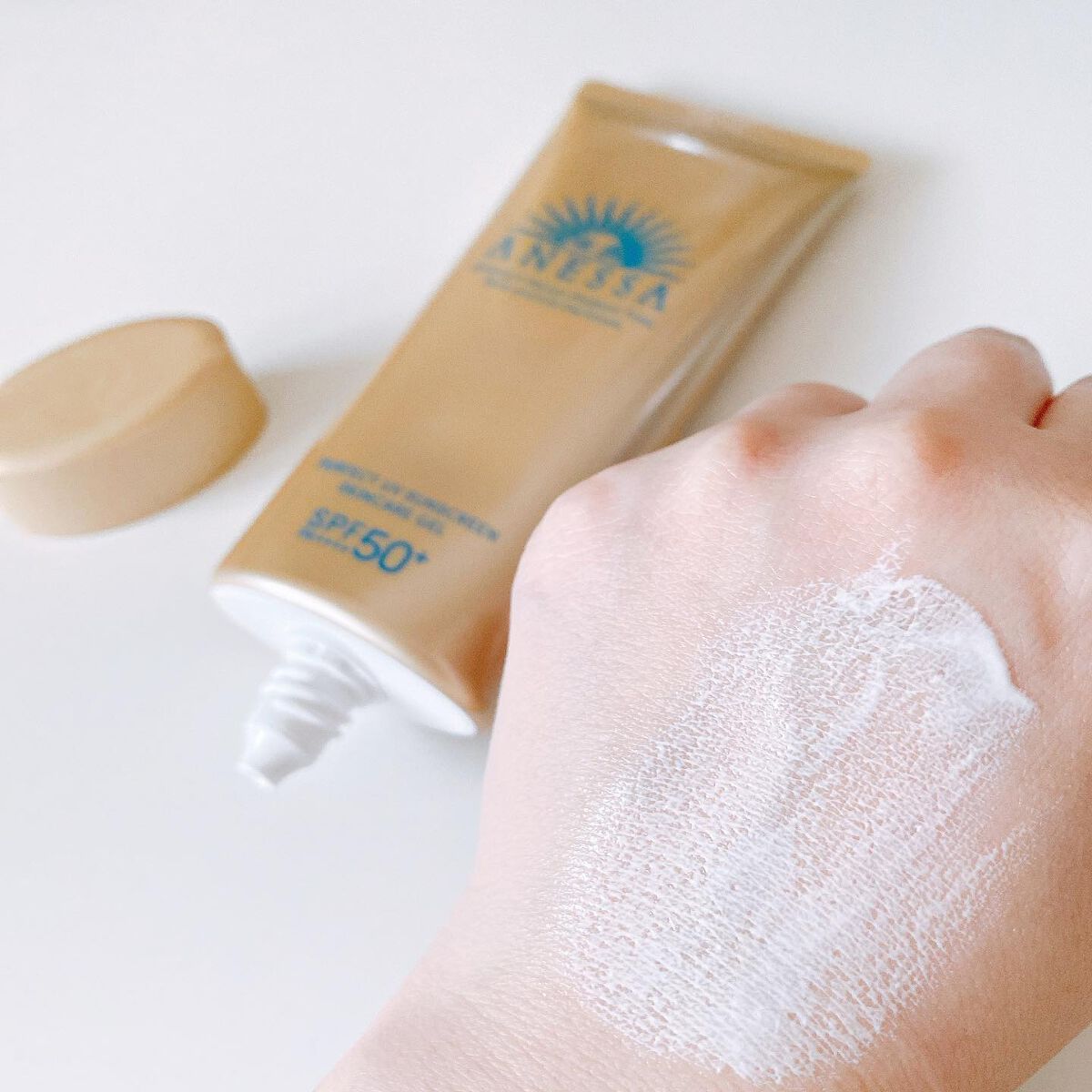 パーフェクトUV スキンケアジェル N/アネッサ/日焼け止め・UVケアを使ったクチコミ（3枚目）