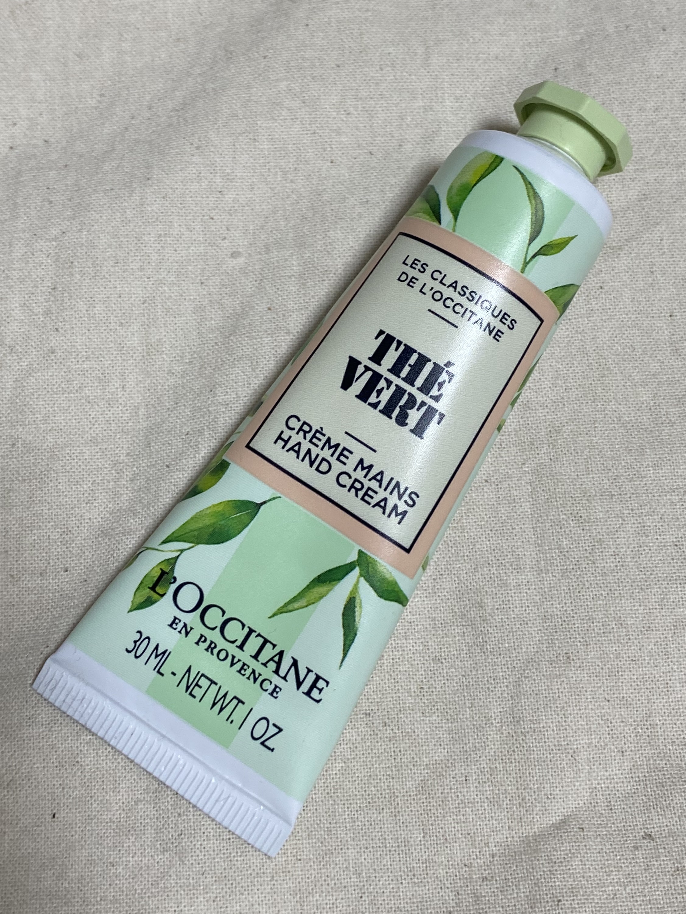 グリーンティ ハンドクリーム/L'OCCITANE/ハンドクリームを使ったクチコミ（1枚目）