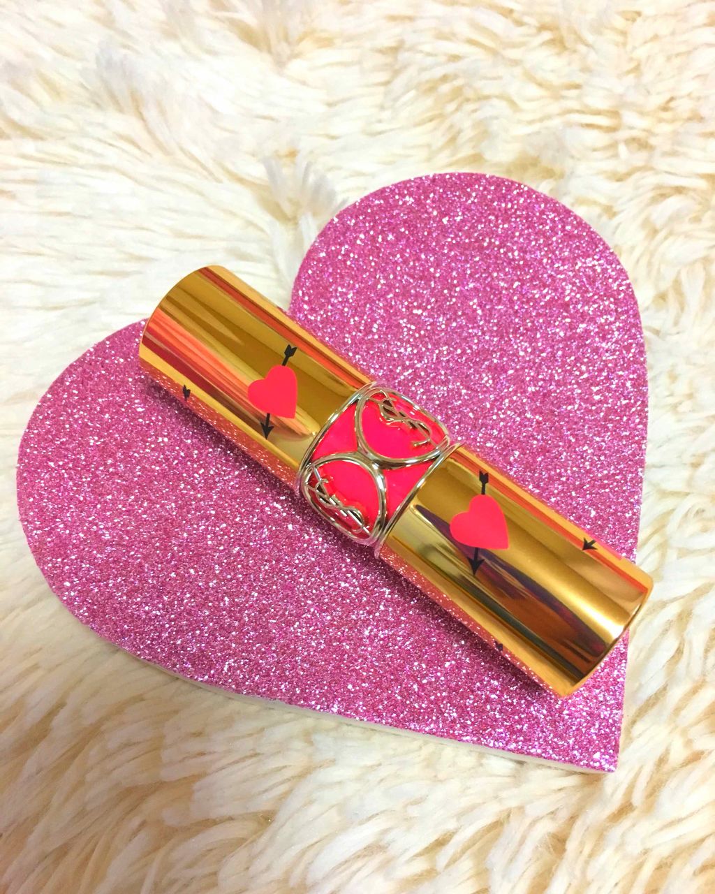 ルージュ ヴォリュプテ シャイン/YVES SAINT LAURENT BEAUTE/口紅を使ったクチコミ（1枚目）