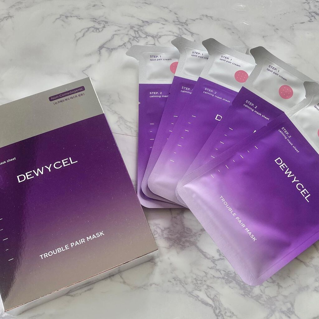 トラブルペアーマスク/DEWYCEL/シートマスク・パックを使ったクチコミ(5枚目)