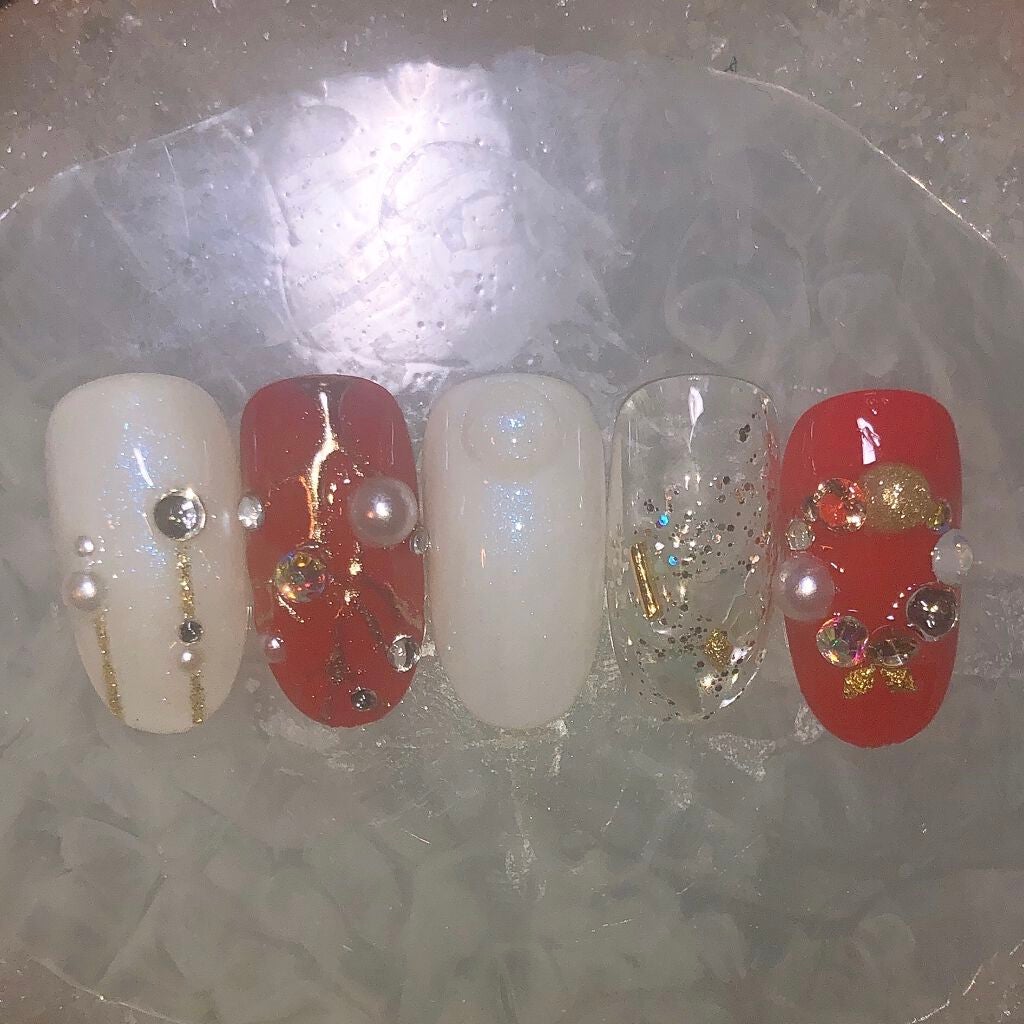 ジェルネイル(ライト対応)/セリア/ジェルネイルを使ったクチコミ(2枚目)