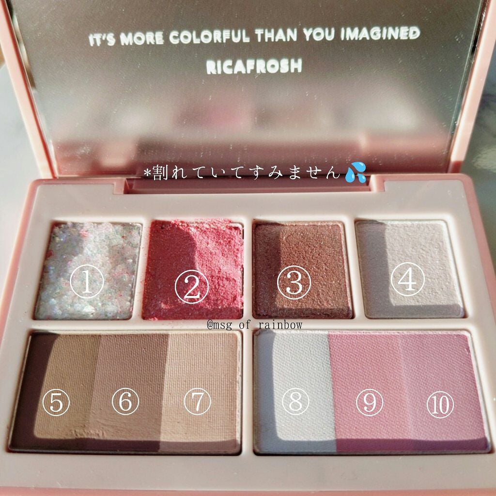 ラグトーマス・キット/RICAFROSH/アイシャドウパレットを使ったクチコミ(2枚目)