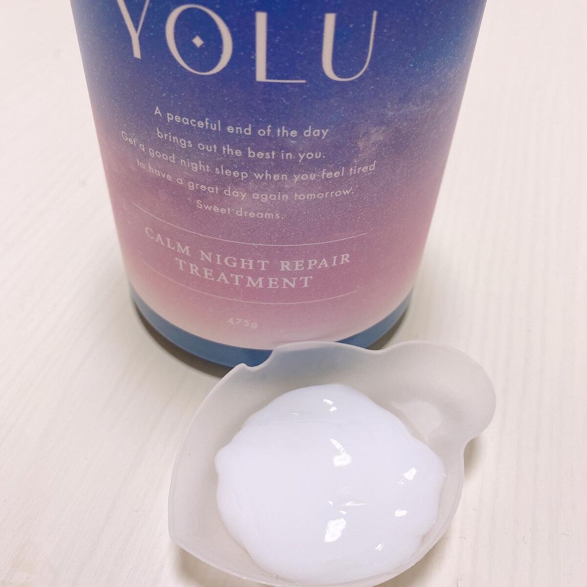 カームナイトリペアシャンプー/トリートメント/YOLU/市販シャンプーを使ったクチコミ(3枚目)