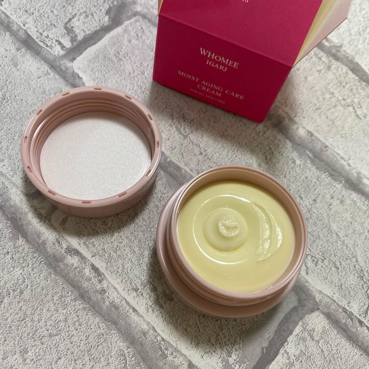 モイストエイジングケアクリーム/WHOMEE/フェイスクリームを使ったクチコミ(8枚目)