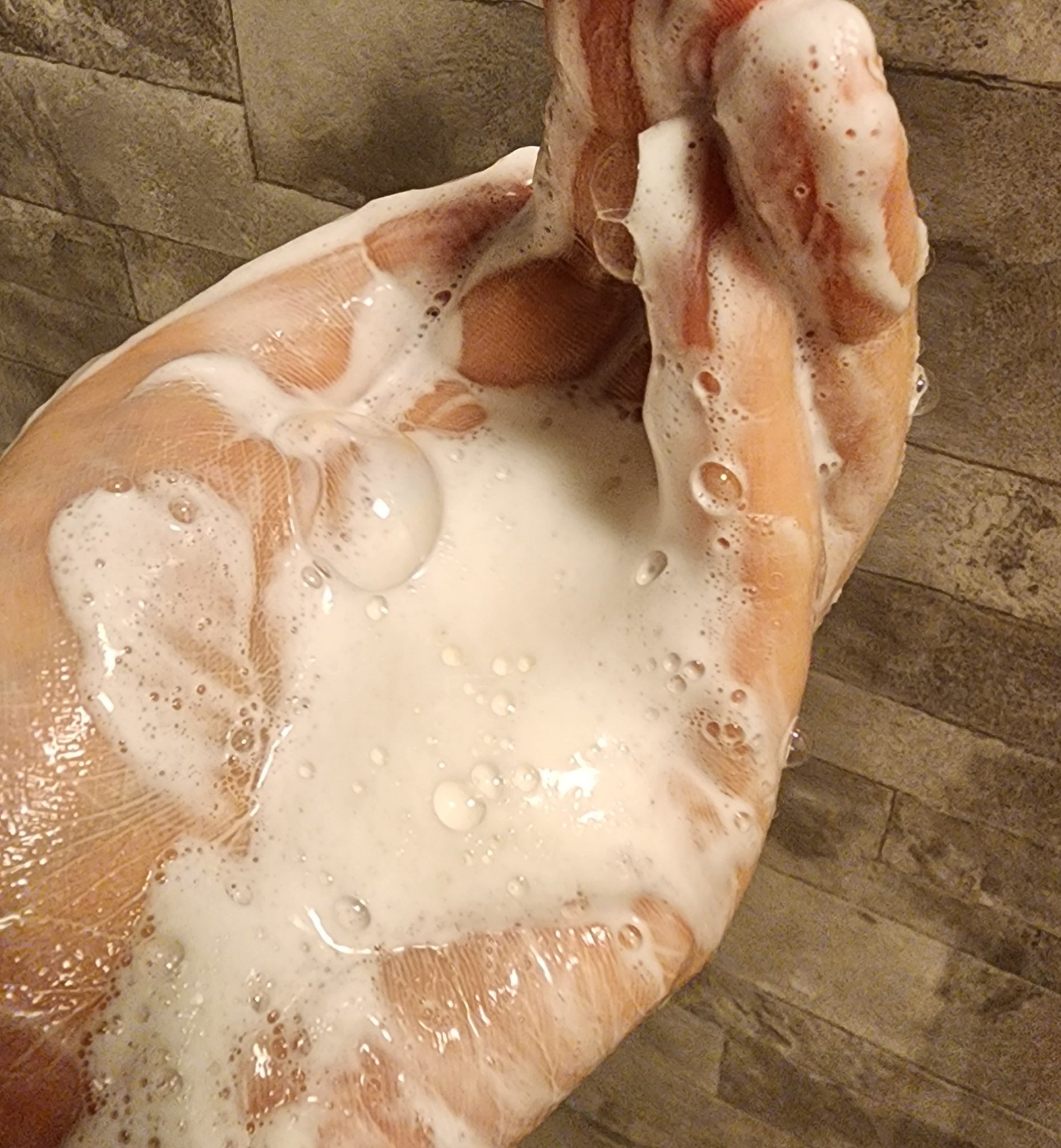 アミノネクリアウォッシュ/Cure/洗顔フォームを使ったクチコミ（3枚目）