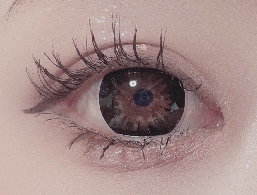 Tough Black/TeAmo/カラーコンタクトレンズを使ったクチコミ（2枚目）