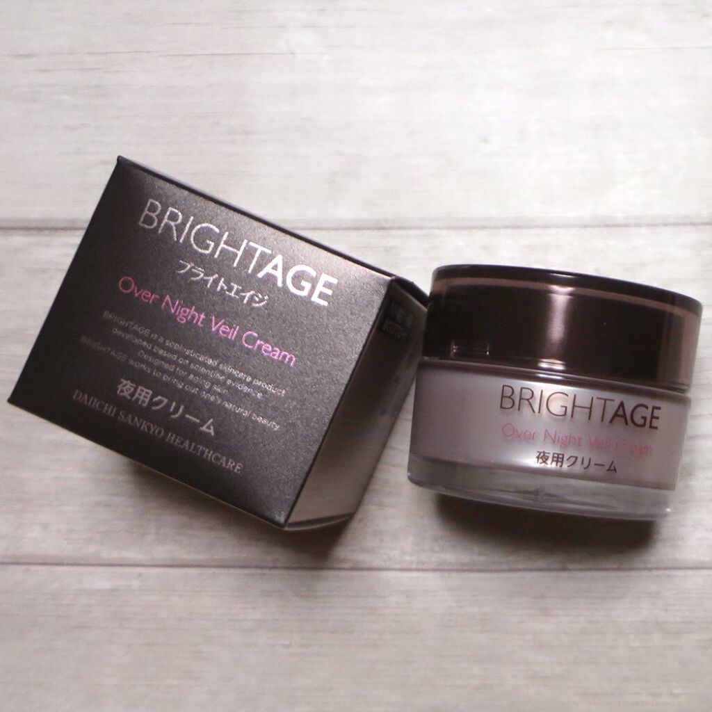 オーバーナイト ヴェールクリーム/BRIGHTAGE/フェイスクリームを使ったクチコミ（1枚目）