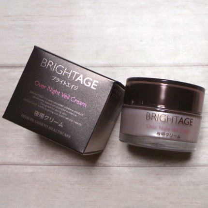 オーバーナイト ヴェールクリーム/BRIGHTAGE/フェイスクリームを使ったクチコミ(1枚目)