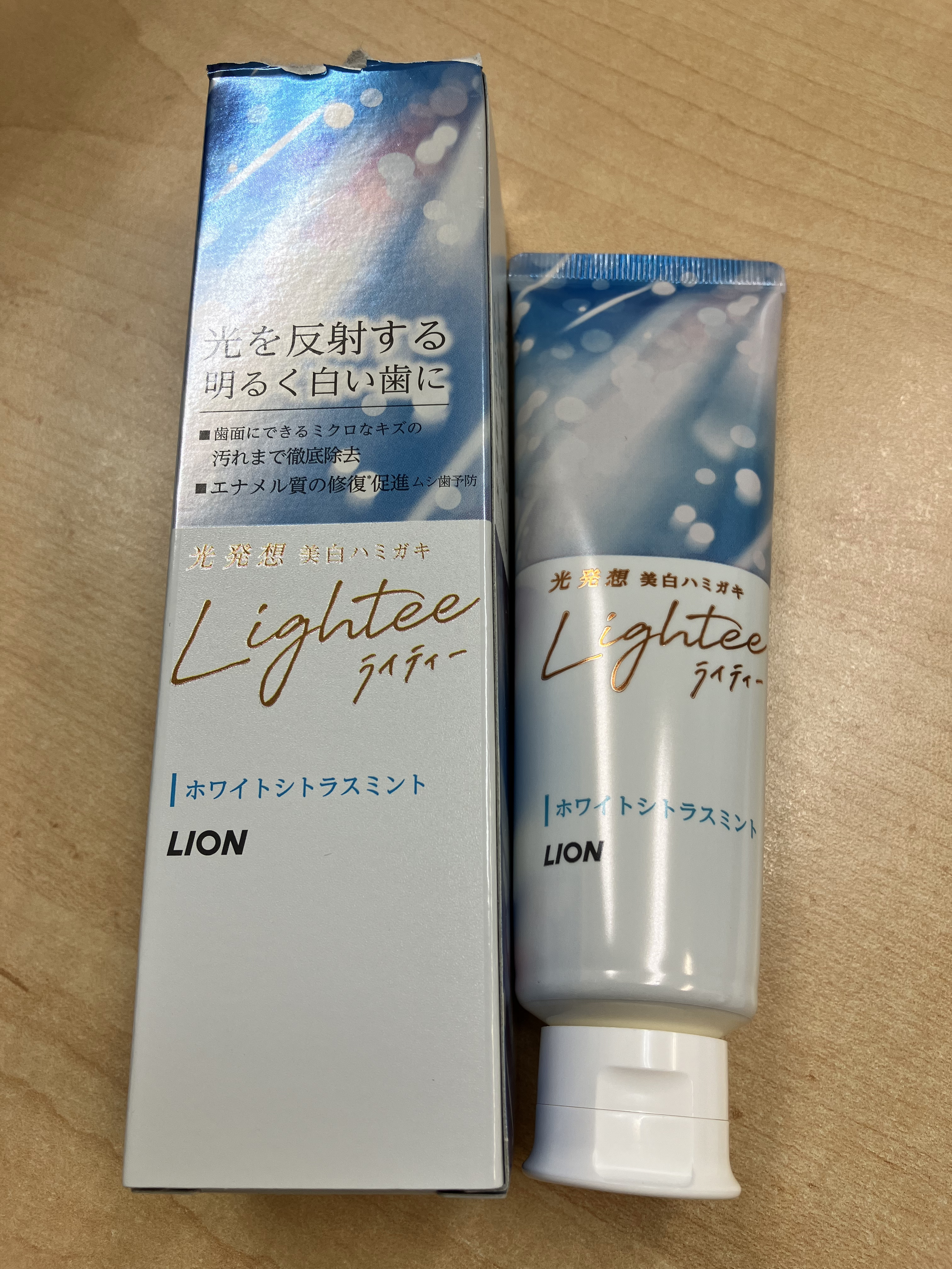 Lighteeハミガキ /ライオン/歯磨き粉を使ったクチコミ（1枚目）