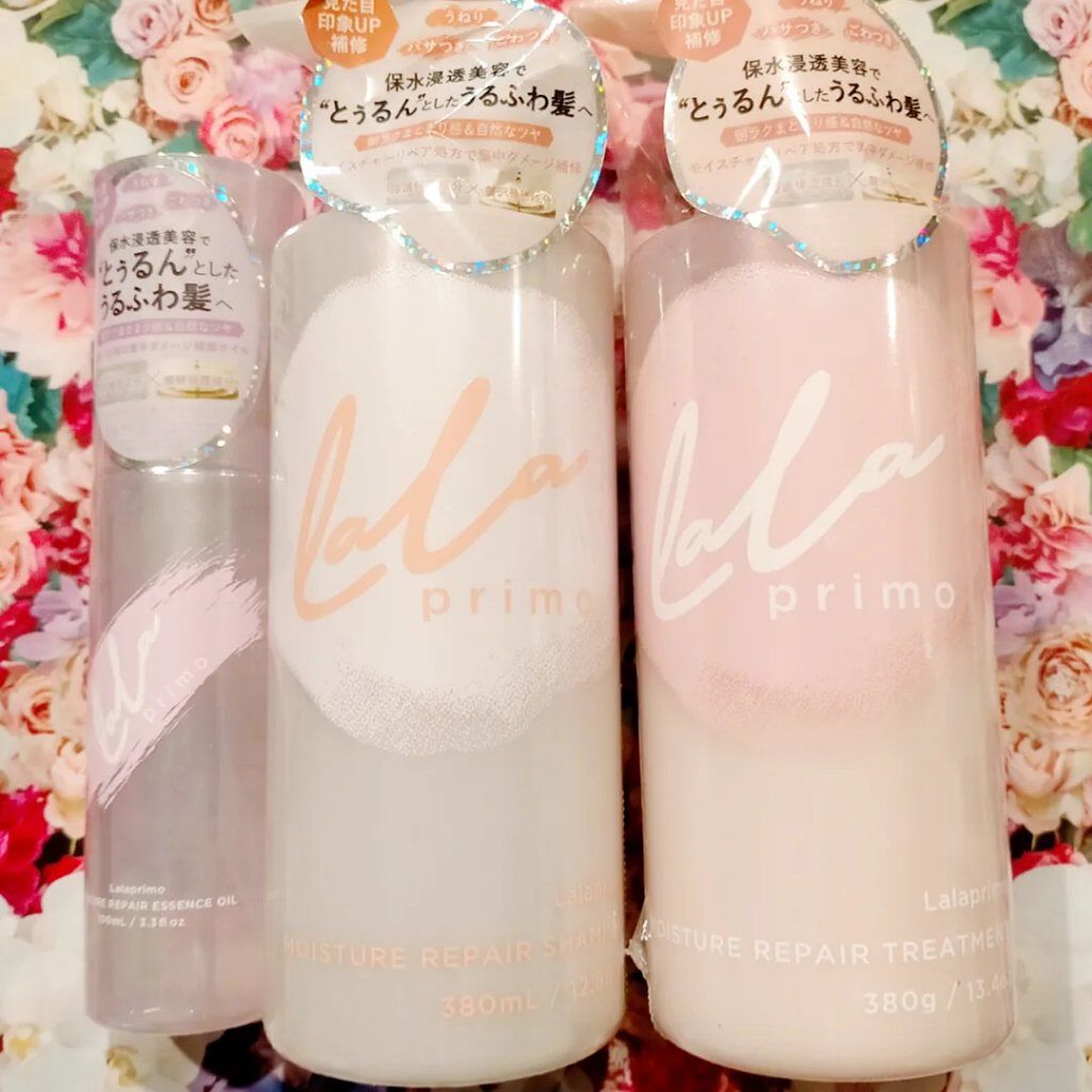 ララプリモ モイスチャーリペア シャンプー／トリートメント/ララプリモ /市販シャンプーを使ったクチコミ（1枚目）