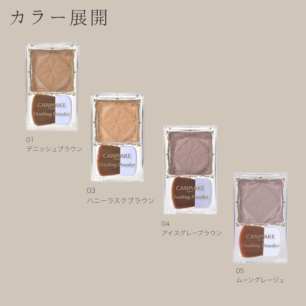 シェーディングパウダー/キャンメイク/シェーディングを使ったクチコミ(5枚目)