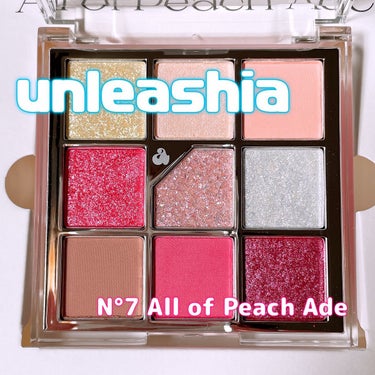 ▫️unleashia (アンリシア)
グリッターペディアアイパレット
N°7 オールオブピーチエード


アンリシア💗✨
1枚目の画像だけでも分かるだろうけど
キラキラがやばいです。

ピンクが女の子