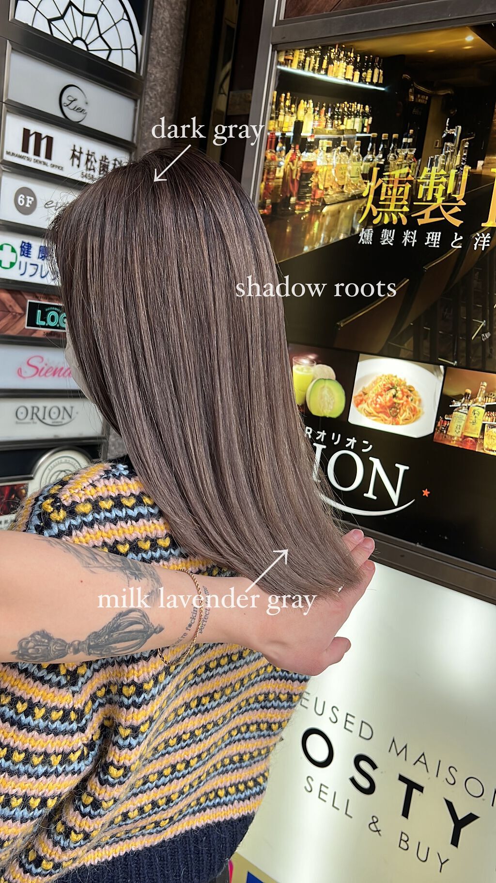 ショーゴ/美容師✂️/海外ヘア🇺🇸🌴 on LIPS 「かっこよく品のあるハイトーンスタイル🇺🇸✨ラベンダーグレーの中..」(1枚目)