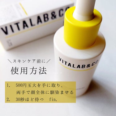 ビタラボ CEピールスキンセラム/VITALAB＆CO/美容液を使ったクチコミ（6枚目）