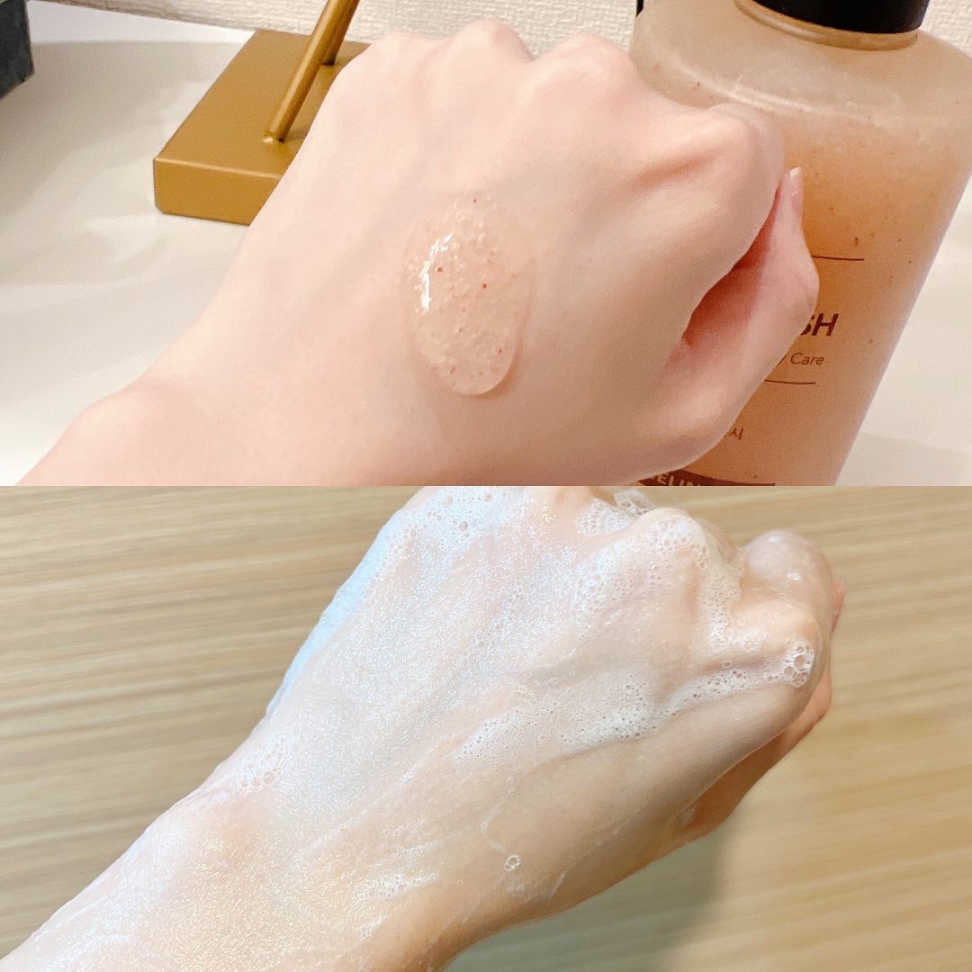 スクラブボディーウォッシュ/KUNDAL/ボディスクラブを使ったクチコミ（2枚目）