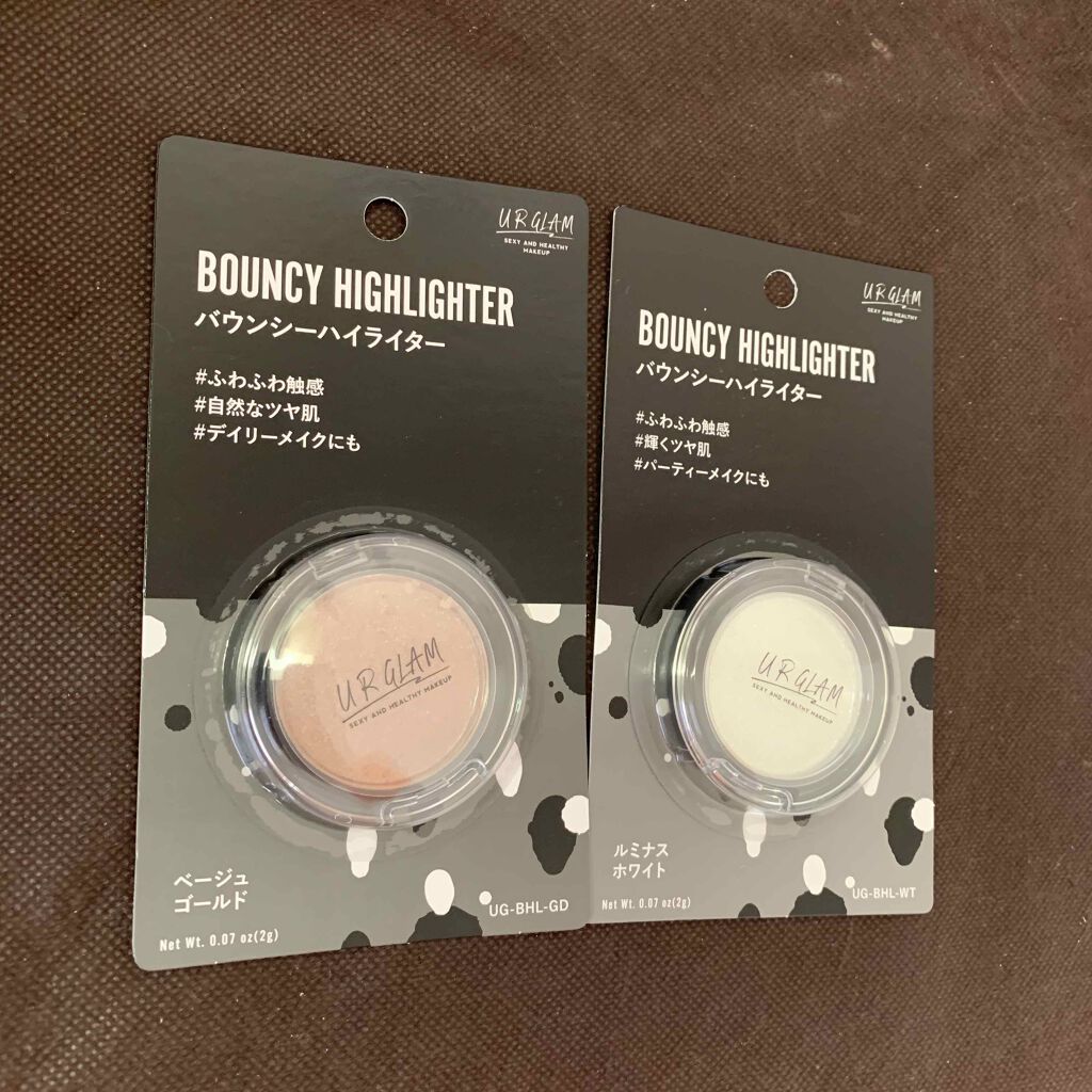 UR GLAM バウンシーハイライター/U R GLAM/パウダーハイライトを使ったクチコミ（2枚目）