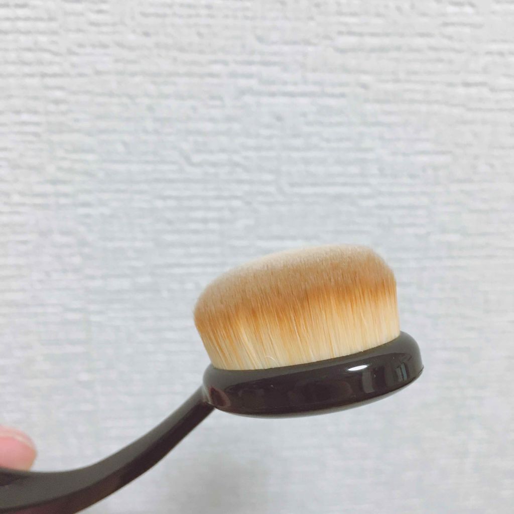 スーパーカバーファンデーションブラシ/メイクル/メイクブラシを使ったクチコミ(4枚目)