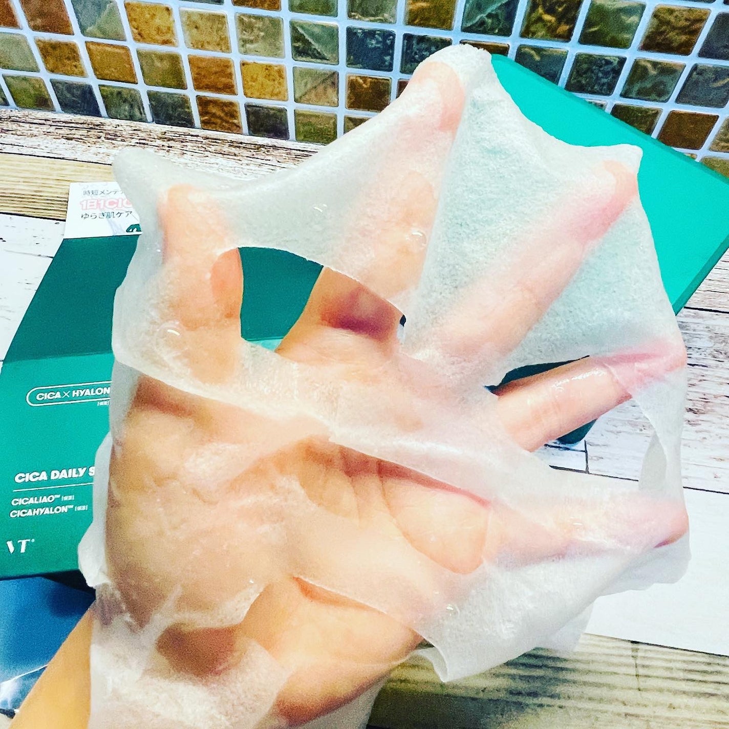 CICA デイリースージングマスク/VT/シートマスク・パックを使ったクチコミ(3枚目)