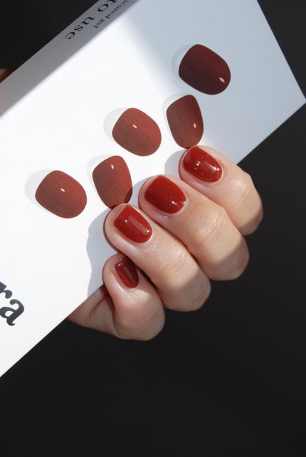 セミキュアジェルネイル(ハンド)/ohora/ネイルシールを使ったクチコミ(3枚目)