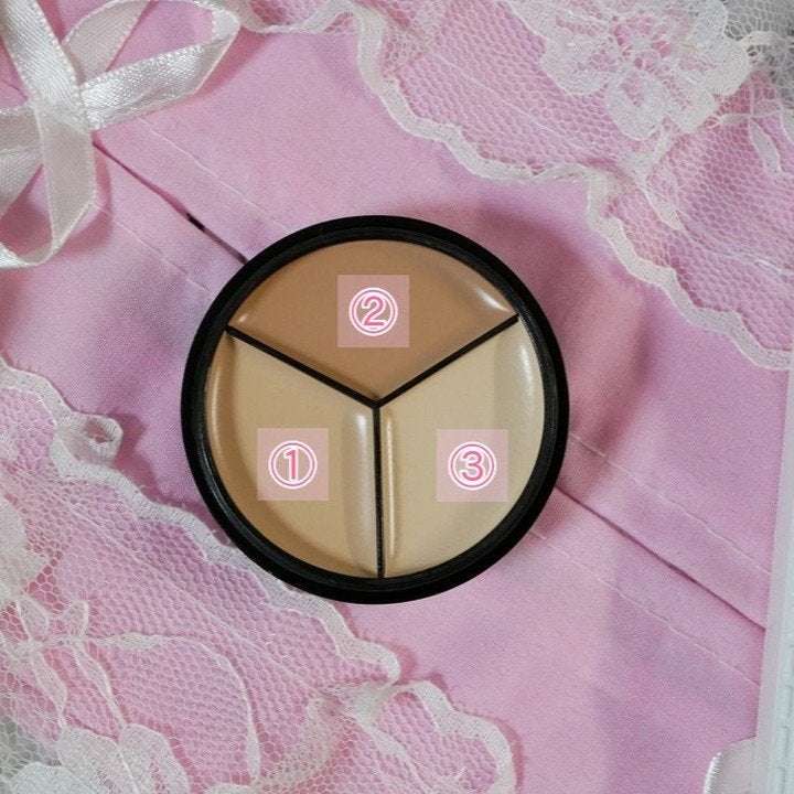 lovelycc マジックカバーチートコンシーラー/LOVELYCC/パレットコンシーラーを使ったクチコミ(3枚目)