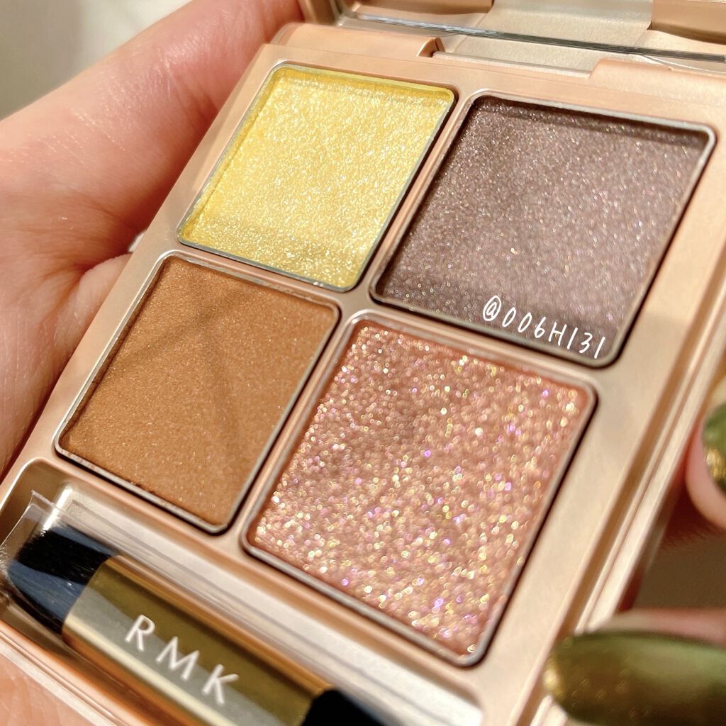  ローズウッドデイドリーム 4アイズ /RMK/アイシャドウパレットを使ったクチコミ（2枚目）
