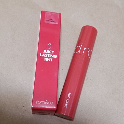 ジューシーラスティングティント/rom&nd/リップティントを使ったクチコミ(1枚目)