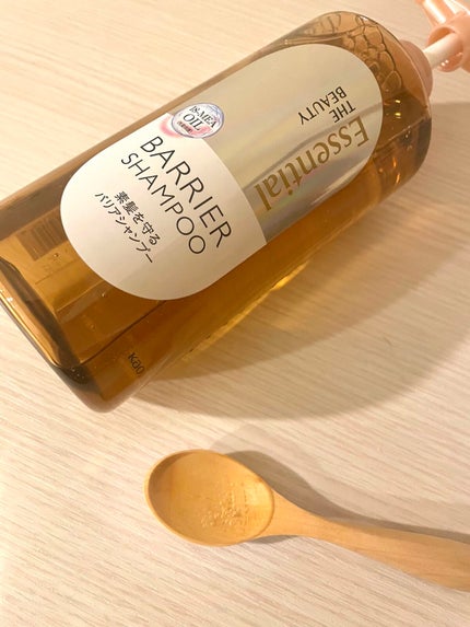 ザビューティ 髪のキメ美容素髪を守る バリアシャンプー/コンディショナー/エッセンシャル/シャンプー・コンディショナーを使ったクチコミ(2枚目)