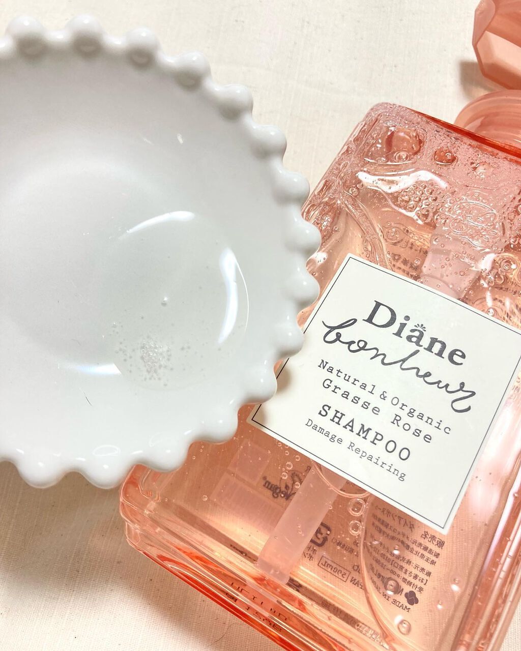 グラースローズの香り/シャンプー&トリートメント/ダイアン/市販シャンプーを使ったクチコミ(3枚目)