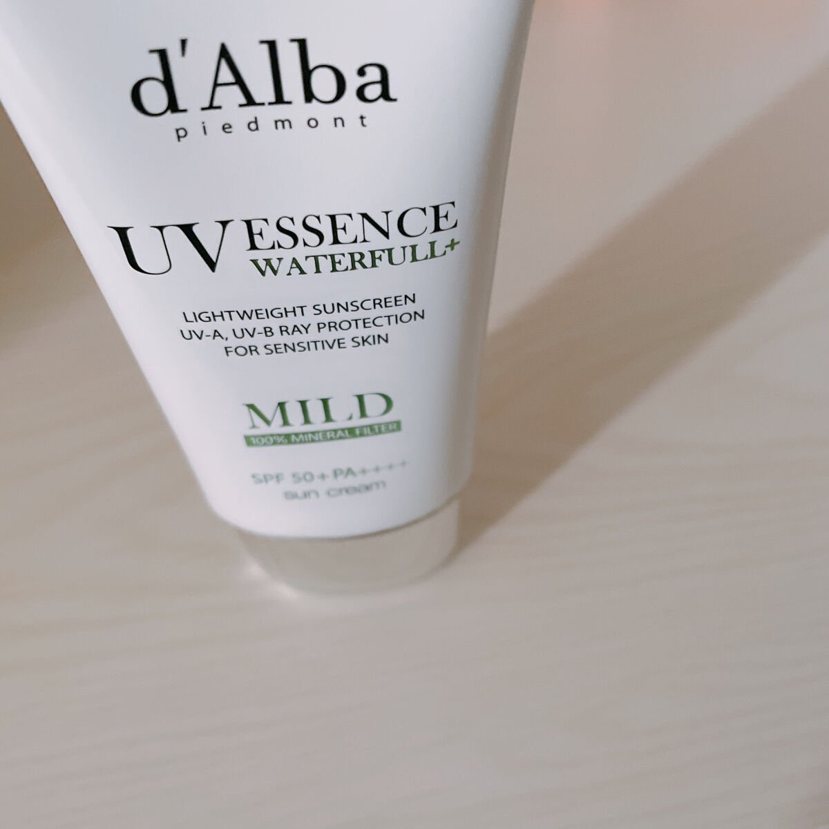 ウォータフルマイルドサンクリーム/ダルバ/日焼け止めクリームを使ったクチコミ（1枚目）